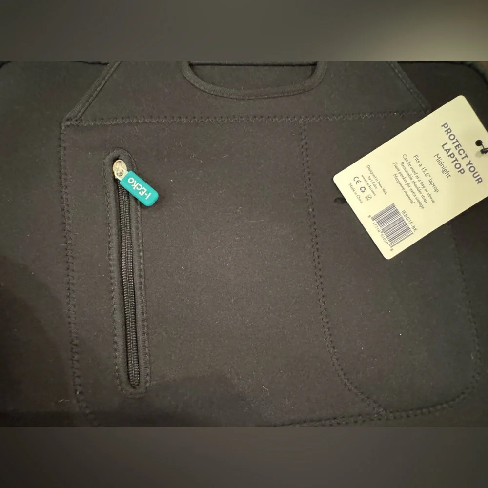 Ecko Unlimited Black Laptop Bag with Teal Accents NWT